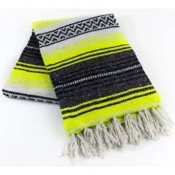 Neon Yellow Mexican Blanket