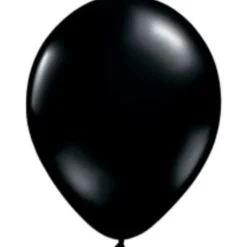 5" Onyx Black Balloons