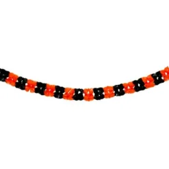 Orange and Black Plastic Garland
