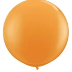 3' Orange Latex Balloon
