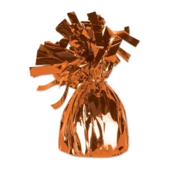 Orange Metallic Balloon Weight