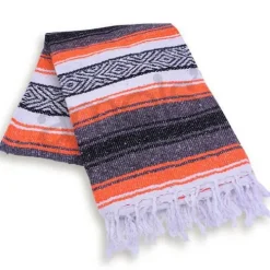 Orange Mexican Blanket