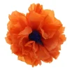 Orange Plastic Flower 5.5"