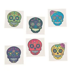 Paper Sugar Skull Tattoos