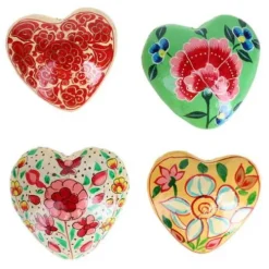 Papier-Mache Heart Ornament