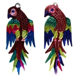 Parrot Tin Ornament
