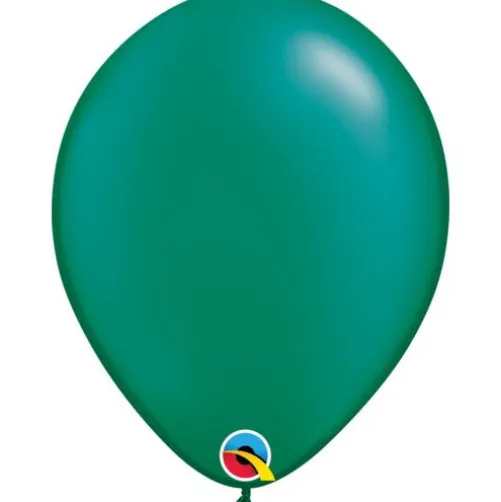 11" Pearl Emerald Green Balloons