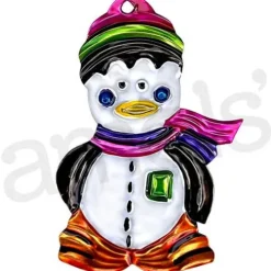 Penguin Tin Ornament