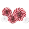 Peppermint Accordion Paper Fan