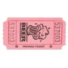 Pink Beer Ticket Roll