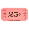 Pink 25 Cent Ticket Roll