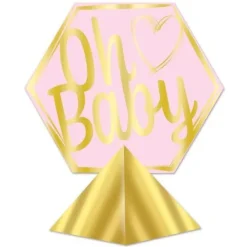 Pink 3-D Oh Baby Centerpiece