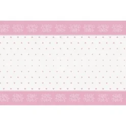 Pink Hearts Baby Shower Tablecover