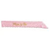 Pink Mom To Be Lace Sash