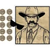 Pin the Badge on the Sheriff Game