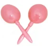 Plain Coral Maracas