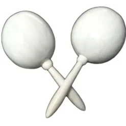 Plain White Maracas