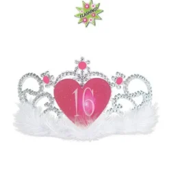 Plastic Light-Up "16" Tiara