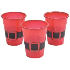Plastic Santa Cups