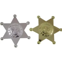 Plastic Sheriff's Badges