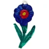 Poppy Flower Tin Ornament