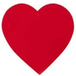 Printed Heart 9"