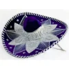 Purple and Silver Mariachi Sombrero