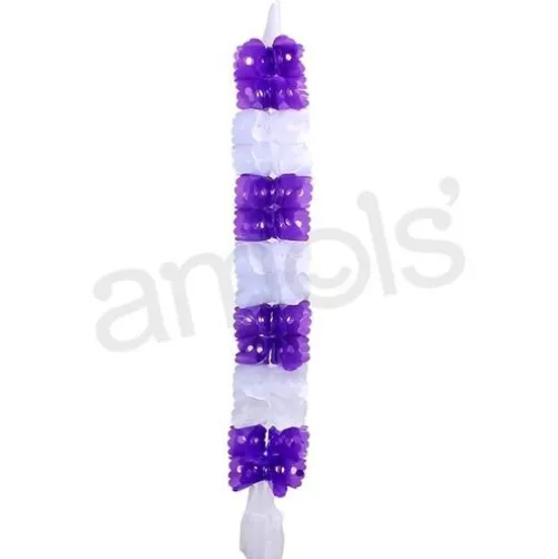 Purple and White Lantern Large