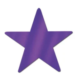 15" Purple Foil Star