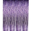 Purple Metallic Fringe Curtain