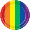 Rainbow Dessert Plates