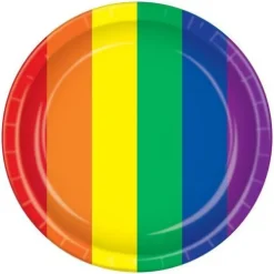 Rainbow Dessert Plates