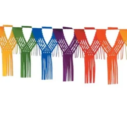 Rainbow Drop Fringe Garland