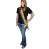Rainbow Satin Sash
