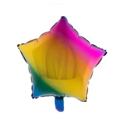 Rainbow Star Mylar