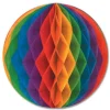12" Rainbow Tissue Ball