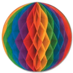 12" Rainbow Tissue Ball