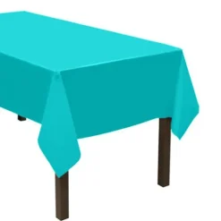Rectangular Table Cover Neon Blue
