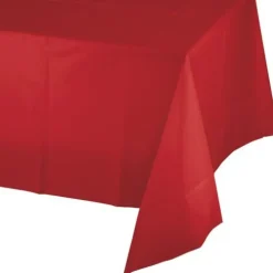Rectangular Table Cover Red