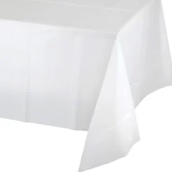 Rectangular Table Cover White