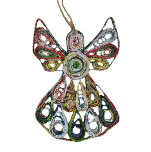 Recycled Angel Ornament