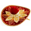 Red and Gold Mariachi Sombrero
