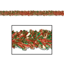 Red and Green Festoon Garland