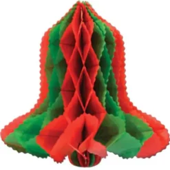 Red and Green Tissue Bell