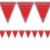 Red Bandana Pennant Banner