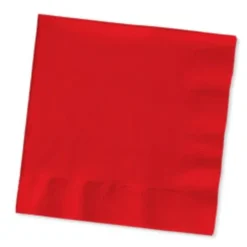 Red Beverage Napkins