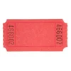 Red Blank Ticket Roll