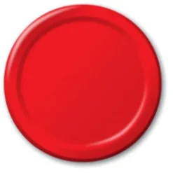 Red Dinner Plates