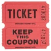 Red Double Ticket Roll