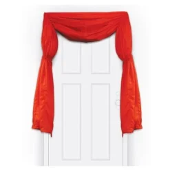 Red Fabric Curtain or Bunting